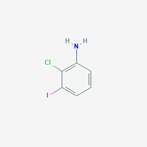 molecular formula C6H5ClIN B8226561 2-Chloro-3-iodoaniline 