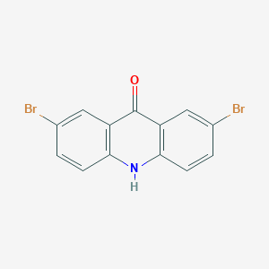 molecular formula C13H7Br2NO B082267 2,7-dibromo-10H-acridin-9-one CAS No. 10352-14-4