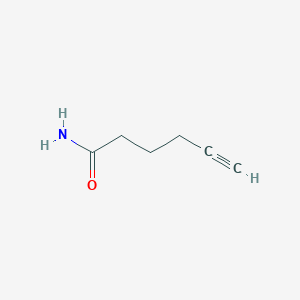 molecular formula C6H9NO B8226848 5-Hexynamide 