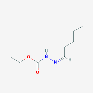 molecular formula C8H16N2O2 B082271 ethyl N-[(Z)-pentylideneamino]carbamate CAS No. 14702-38-6