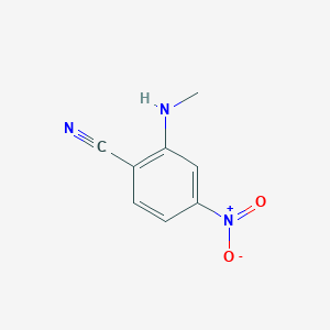 molecular formula C8H7N3O2 B8227135 2-(Methylamino)-4-nitrobenzonitrile 