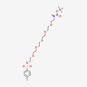 molecular formula C24H41NO10S B8227380 t-Boc-N-amido-PEG6-Tos 