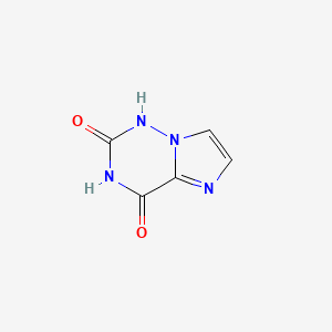molecular formula C5H4N4O2 B8227417 1H-imidazo[2,1-f][1,2,4]triazine-2,4-dione 