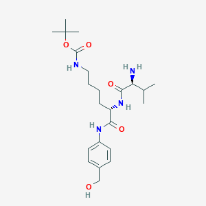 molecular formula C23H38N4O5 B8227545 PAB-Val-Lys-Boc 