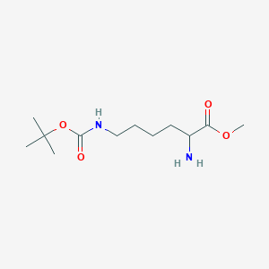molecular formula C12H24N2O4 B8227584 Methyl 2-amino-6-((tert-butoxycarbonyl)amino)hexanoate 