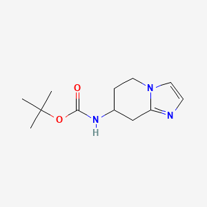 molecular formula C12H19N3O2 B8227868 tert-Butyl (5,6,7,8-tetrahydroimidazo[1,2-a]pyridin-7-yl)carbamate 