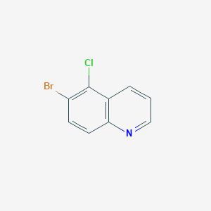 molecular formula C9H5BrClN B8228485 6-bromo-5-chloroquinoline CAS No. 127827-53-6