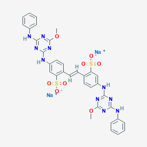 molecular formula C34H28N10Na2O8S2 B082286 Fluorescent Brightener 134 CAS No. 12224-08-7