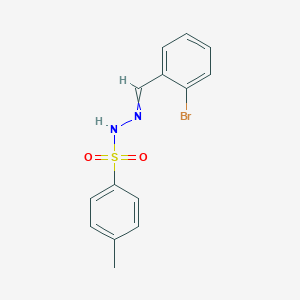 molecular formula C14H13BrN2O2S B8228731 Benzenesulfonic acid, 4-methyl-, 2-[(2-bromophenyl)methylene]hydrazide 