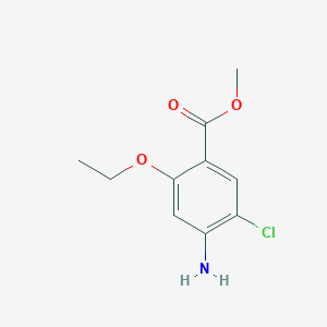 molecular formula C10H12ClNO3 B8228986 methyl 4-amino-5-chloro-2-ethoxybenzoate 