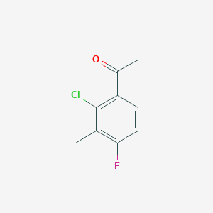 1-(2-Chloro-4-fluoro-3-methylphenyl)ethanone