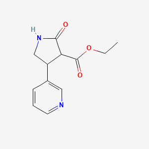 Ethyl 2-oxo-4-(pyridin-3-yl)pyrrolidine-3-carboxylate