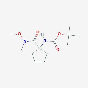 tert-Butyl (1-(methoxy(methyl)carbamoyl)cyclopentyl)carbamate