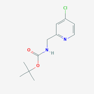 molecular formula C11H15ClN2O2 B8229231 Tert-butyl ((4-chloropyridin-2-yl)methyl)carbamate 