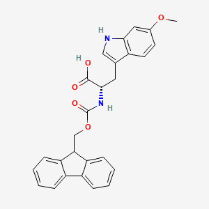molecular formula C27H24N2O5 B8229244 N-Fmoc-6-Methoxy-L-tryptophan 