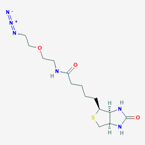 molecular formula C14H24N6O3S B8229271 Biotin-PEG1-azide CAS No. 1204085-48-2