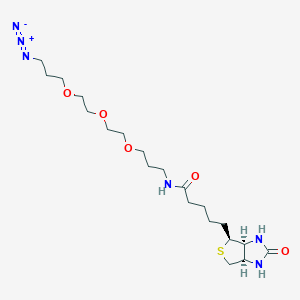 molecular formula C20H36N6O5S B8229332 Biotinamide-C3-PEG3-C-alkyne 