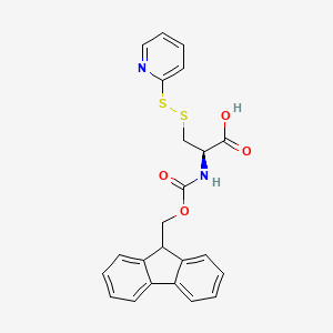 (2R)-2-(9H-fluoren-9-ylmethoxycarbonylamino)-3-(pyridin-2-yldisulfanyl)propanoic acid