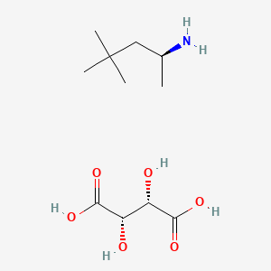 (S)-4,4-Dimethylpentan-2-amine (2S,3S)-2,3-dihydroxysuccinate