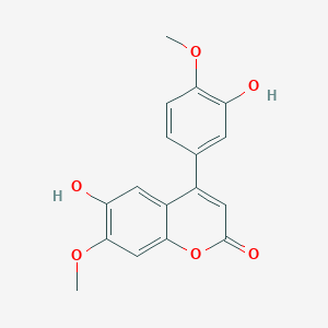 molecular formula C17H14O6 B082295 Melannein CAS No. 10386-55-7