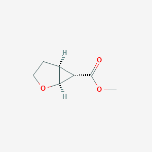 molecular formula C7H10O3 B8229889 methyl (1S,5S,6S)-2-oxabicyclo[3.1.0]hexane-6-carboxylate 