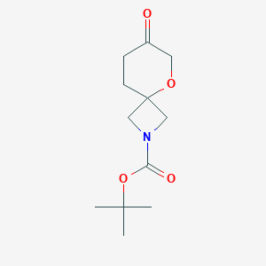 molecular formula C12H19NO4 B8230090 tert-Butyl 7-oxo-5-oxa-2-azaspiro[3.5]nonane-2-carboxylate 