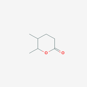 molecular formula C7H12O2 B082303 5,6-Dimethyloxan-2-one CAS No. 10413-18-0