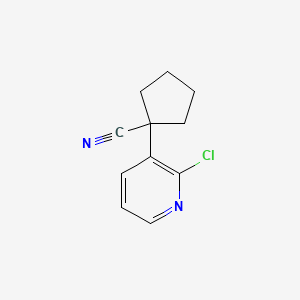 1-(2-Chloropyridin-3-yl)cyclopentanecarbonitrile