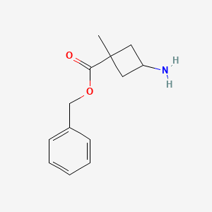 Benzyl 3-amino-1-methylcyclobutane-1-carboxylate