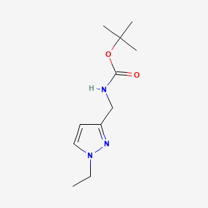 tert-butyl N-[(1-ethylpyrazol-3-yl)methyl]carbamate