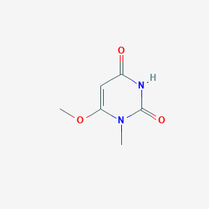 molecular formula C6H8N2O3 B8230767 6-Methoxy-1-methylpyrimidine-2,4(1H,3H)-dione CAS No. 36161-39-4