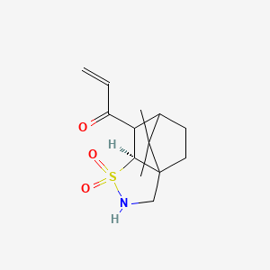 1-[(5S)-10,10-dimethyl-4,4-dioxo-4lambda6-thia-3-azatricyclo[5.2.1.01,5]decan-6-yl]prop-2-en-1-one