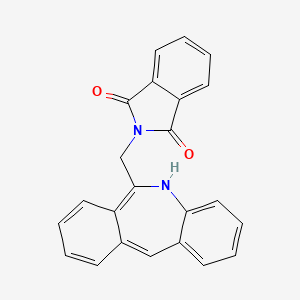 molecular formula C23H16N2O2 B8230796 2-(5H-Dibenz[B,E]azepin-6-ylmethyl)-1H-isoindole-1,3(2H)-dione CAS No. 143878-21-1