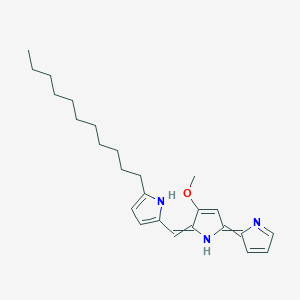 molecular formula C25H35N3O B082308 Prodigiosin 25C CAS No. 14960-80-6