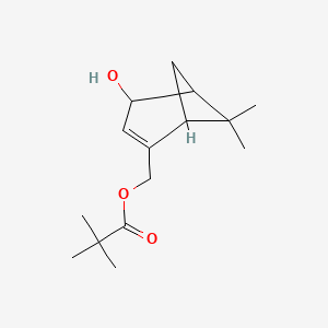 Pivalic acid (4-hydroxy-6,6-dimethylbicyclo[3.1.1]hept-2-en-2-ylmethyl) ester