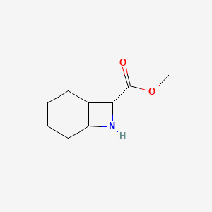 molecular formula C9H15NO2 B8230875 Methyl 7-azabicyclo[4.2.0]octane-8-carboxylate 