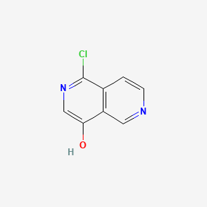 molecular formula C8H5ClN2O B8230943 1-Chloro-2,6-naphthyridin-4-ol 