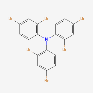 molecular formula C18H9Br6N B8231119 Tris(2,4-dibromophenyl)amine CAS No. 5489-72-5