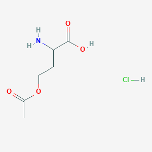 molecular formula C6H12ClNO4 B8231188 O-Acetylhomoserine hydrochloride 