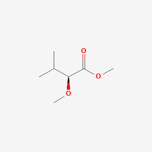 molecular formula C7H14O3 B8231522 Methyl (S)-2-Methoxy-3-methylbutanoate 