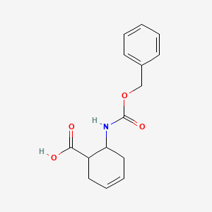 molecular formula C15H17NO4 B8231744 Z-1,2-TRANS-ACHEC-OH 