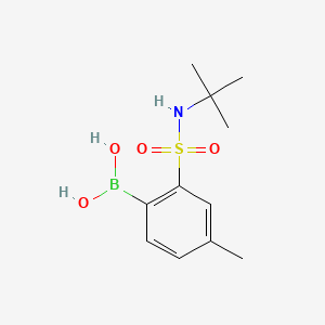 [2-(Tert-butylsulfamoyl)-4-methylphenyl]boronic acid
