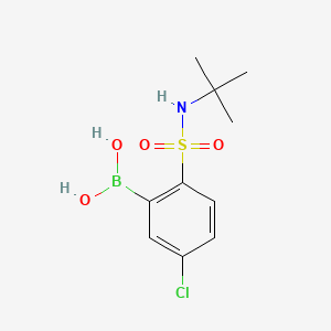 [2-(Tert-butylsulfamoyl)-5-chlorophenyl]boronic acid
