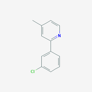 2-(3-Chloro-phenyl)-4-methyl-pyridine