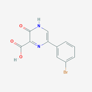 5-(3-bromophenyl)-2-oxo-1H-pyrazine-3-carboxylic acid