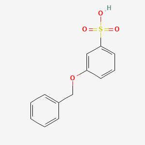 molecular formula C13H12O4S B8232094 m-Benzyloxy benzenesulfonic acid 