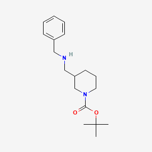 molecular formula C18H28N2O2 B8232131 tert-Butyl 3-((benzylamino)methyl)piperidine-1-carboxylate 