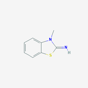 molecular formula C8H8N2S B082322 3-Methyl-1,3-benzothiazol-2(3H)-imine CAS No. 14779-16-9