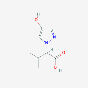 2-(4-Hydroxy-1H-pyrazol-1-YL)-3-methylbutanoic acid