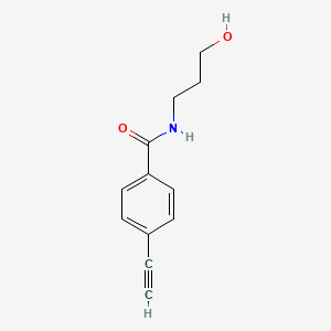 4-Ethynyl-N-(3-hydroxypropyl)benzamide